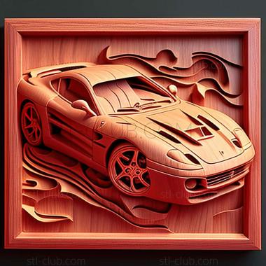 3D мадэль Ferrari 550 Maranello (STL)